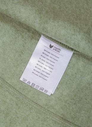 Флисовая женская кофта north peak (норвегия) светло-оливковый цвет