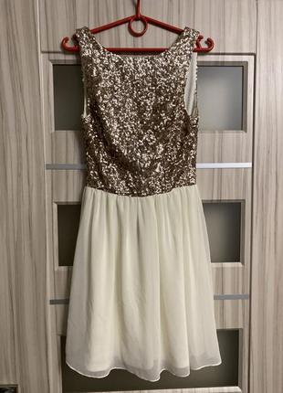 Красивое платье праздничное в пайетках м 10