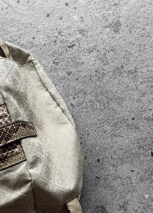 Guess womens vintage y2k logo shoulder bag beige gray spacious monogram женская,...