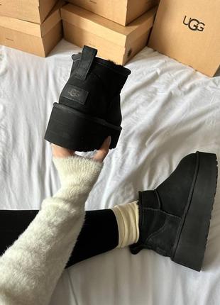 Мини угги на платформе ugg ultra mini platform