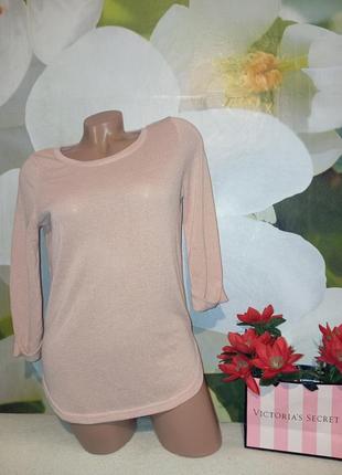 Нежная пудровая кофточка/лонгслив от бренда zebra