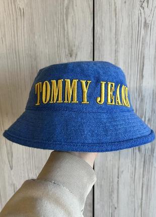 Панама tommy hilfiger jeans двусторонняя