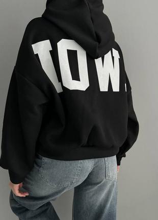 Теплый худи