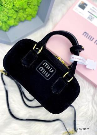 Сумка сумочка кросбоді в стилі міу міу miu miu