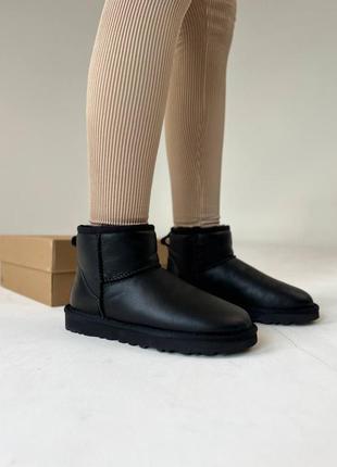 Кожаные угги ugg