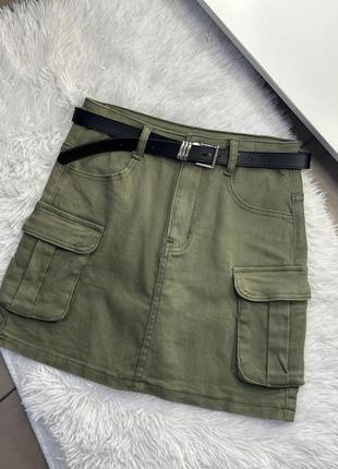 Юбка деним коттон