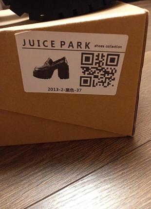 Черные туфли, оксфорды на каблуке р37