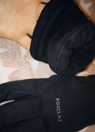 Forclaz перчатки mt900 для горного трекинга черные.