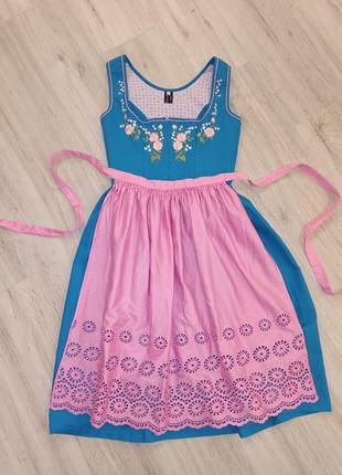 Платье, платье с фартуком, австрийское платье