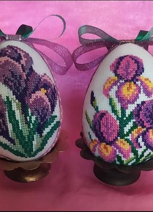 Пасхальные вышитые записки