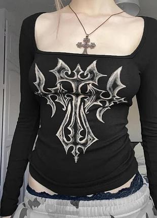 Лонг с принтом