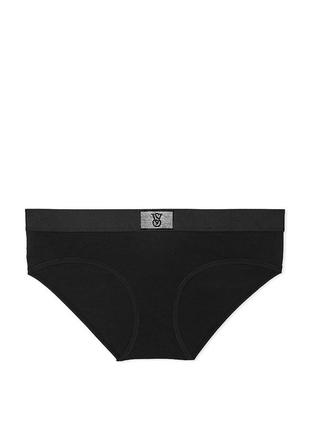 Трусики hiphugger с логотипом из камушек cotton shine patch. victoria's secret. оригинал 🇺🇸