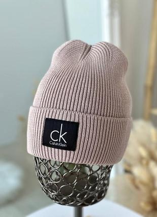 Calvin klein шапка унисекс не высокая лопатка