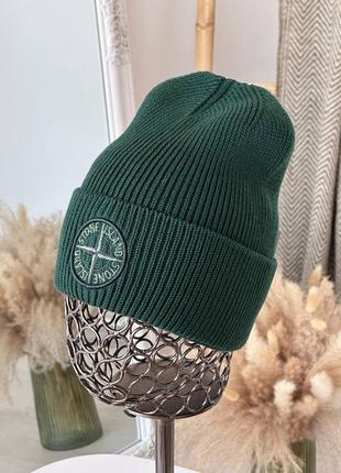 Stone island вышивка унисекс не высокая лопатка