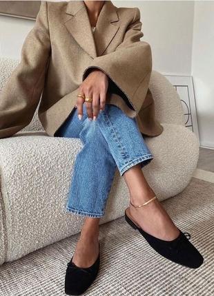 Сабо черного цвета h&m