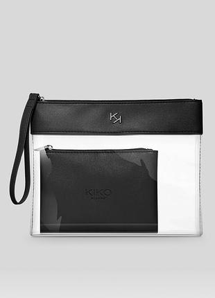 Прозорий б'юті-кейс прозора косметичка kiko milano