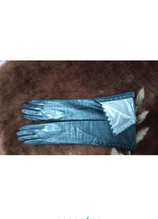 Перчатки шкіра довгі тм ginge 7-7,5 р
