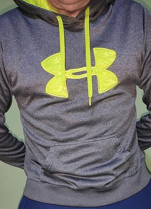 Спорт стильная новая сток фирменная кофта реглан батник толстовка under armour.л