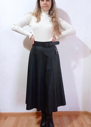 Новинка ❄️ шикарна утеплена спідниця міді