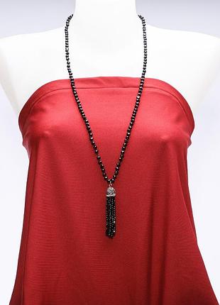 Довгі намиста  "чеський кришталь", бісер