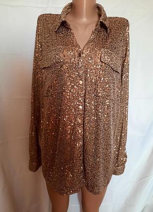 Сорочка з паєтками, розмір 50/52