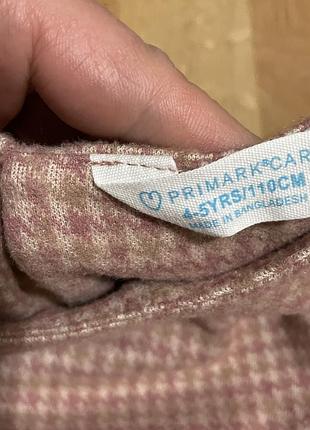 Сукня тепла primark 4/5/6y (110) 4