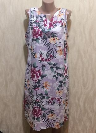 Лляна сукня george, р.14