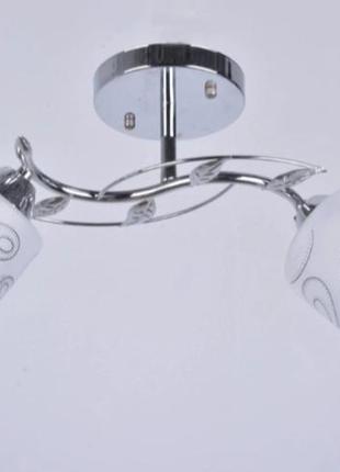Люстра потолочная sirius л 4403/2 cr на 2 плафона