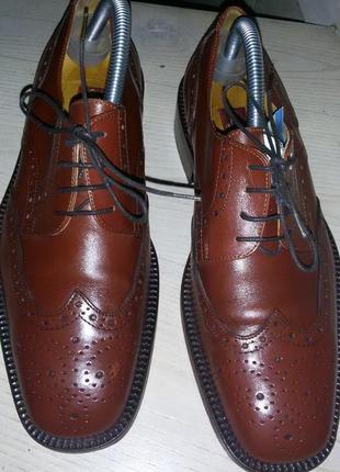 Dasth shoes -кожаные туфли 41 размер (27,5 см)