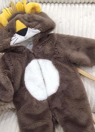 Комбинезон плюшевый disney baby человечек 0-2 мес демисезонный