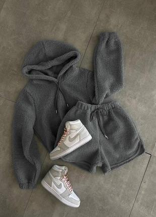 Жіноча піжамка махра тедді