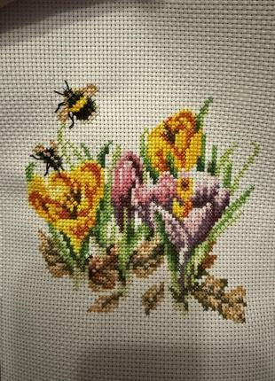 Вышивка ручной работы на трудовое обучение