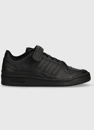 Кожаные кроссовки adidas originals цвет черный