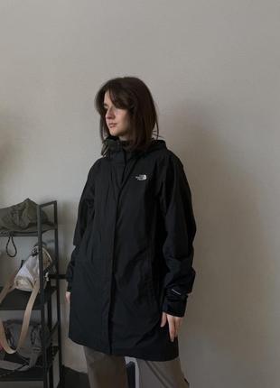 Куртка женская мембрана мембранная тн the north face tnf ветровка hyvent удлиненная