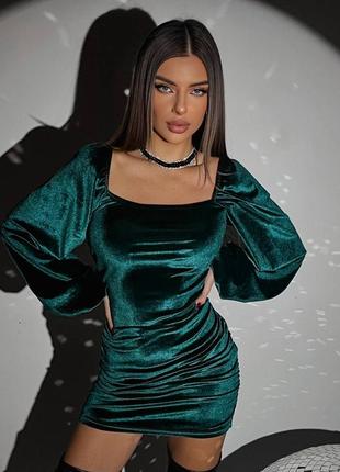 6️⃣3️⃣0️&lt;unk&gt; грн платье мини женская бархатное