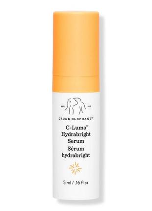 Освітлююча сиворотка drunk elephant c-luma hydrabright gentle hydrating vitamin c serum 5 мл