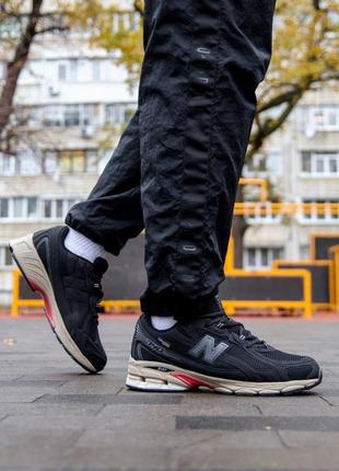 Кроссовки new balance 740 black/white/red gore-tex — цена