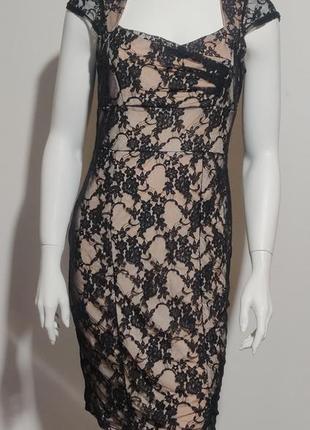 Кружевное облегающее платье от jane norman