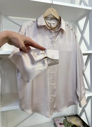 Сатинова сорочка h&amp;m 2