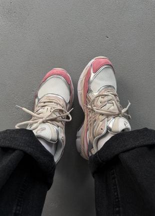 Кроссовки asics gel-nyc cream/mineral beige8 фото