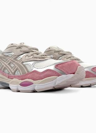Кроссовки asics gel-nyc cream/mineral beige4 фото