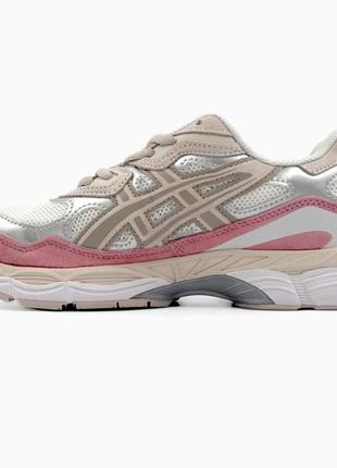 Кроссовки asics gel-nyc cream/mineral beige3 фото