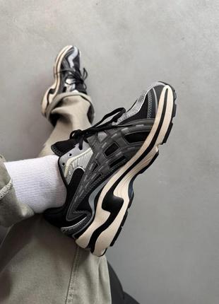 Кроссовки asics gel-preleus black/grey 5