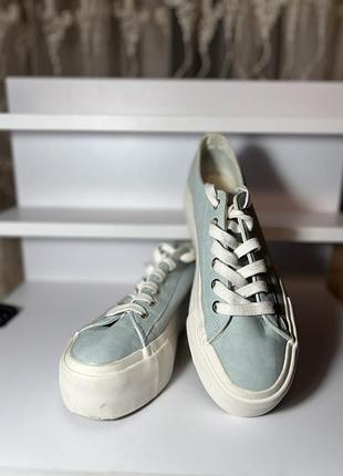 Кроссовки/кеды женские голубые