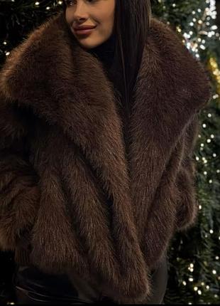 Женская эко-шуба