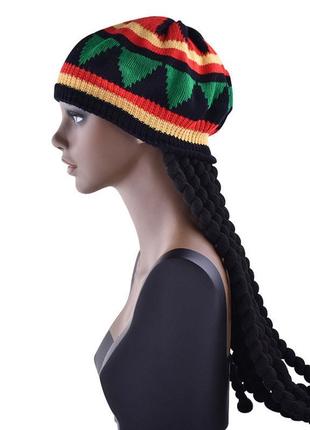Шапка боба марли растаман с дредами косплей маскарад +подарок