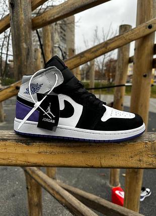 Зимові кросівки nike air jordan retro 1, топ якість