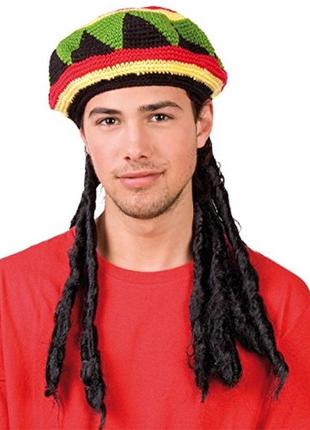 Шапка боба марли растаман с дредами косплей маскарад +подарок