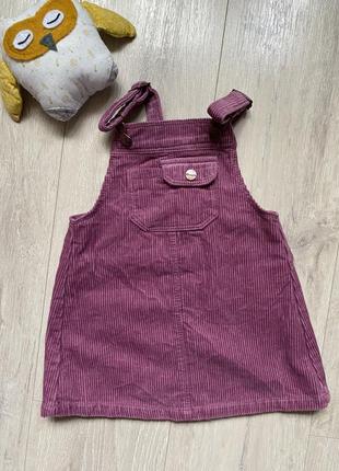 🌼вельветовий сарафан 2-3 роки zara