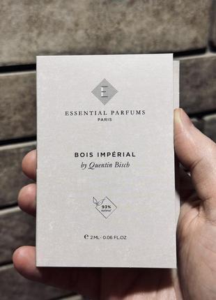 essential parfums bois imperial 10мл, фирменная миниатюра-пробник,2мл
